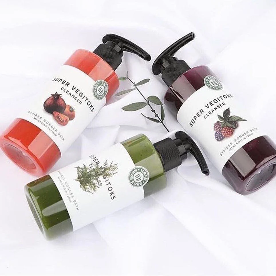 Sữa Rửa Mặt Sủi Bọt Khí "3 in 1" Tẩy Trang - Rửa Mặt - Thải Độc Tố Wonder Bath Super Vegitoks Cleanser 300ml