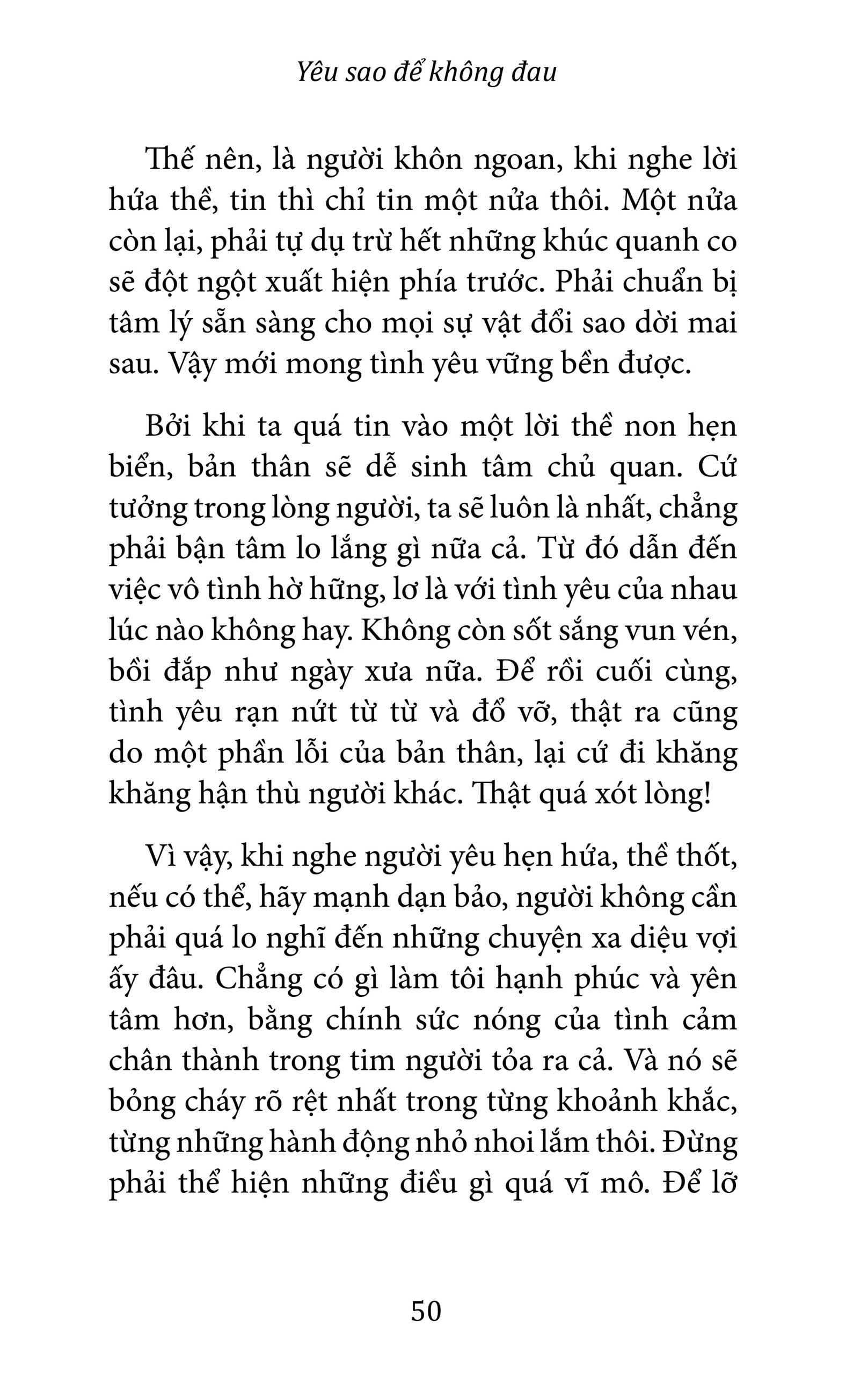 Yêu Sao Để Không Đau - Hạ Vũ