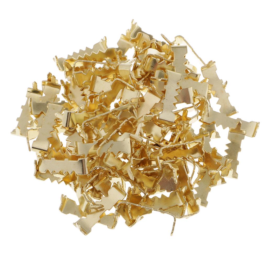 100 Bộ Treo Tường Hình Khung Ảnh Răng Cưa Móc Treo Áo Hình Khung Viền Bằng Dụng Cụ 25X10 Mm