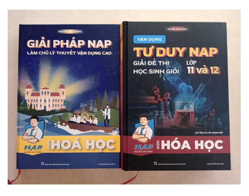 Sách - Combo Vận dụng tư duy NAP giải đề thi học sinh giỏi môn Hóa Học lớp 11 và 12 và Giải Pháp NAP - Làm Chủ Lí Thuyết