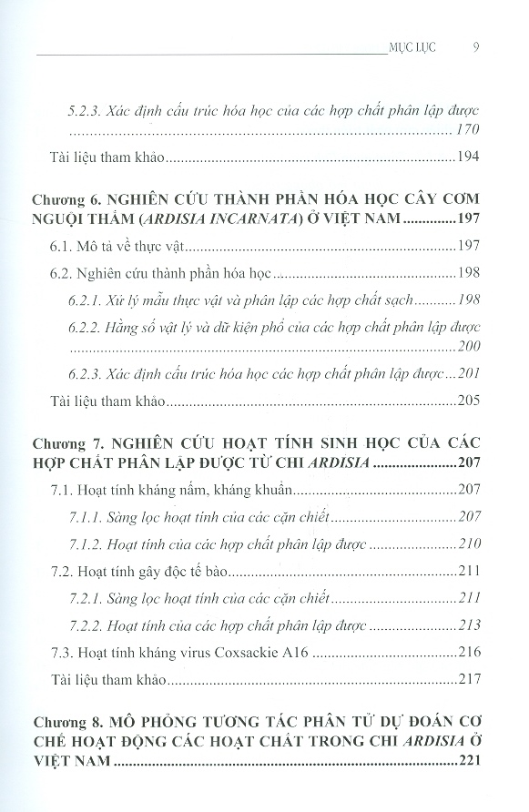 Thành Phần Hóa Học Và Hoạt Tính Sinh Học Của Một Số Loài Ardisia Thuộc Họ Myrsinaceae Ở Việt Nam (Bìa cứng)