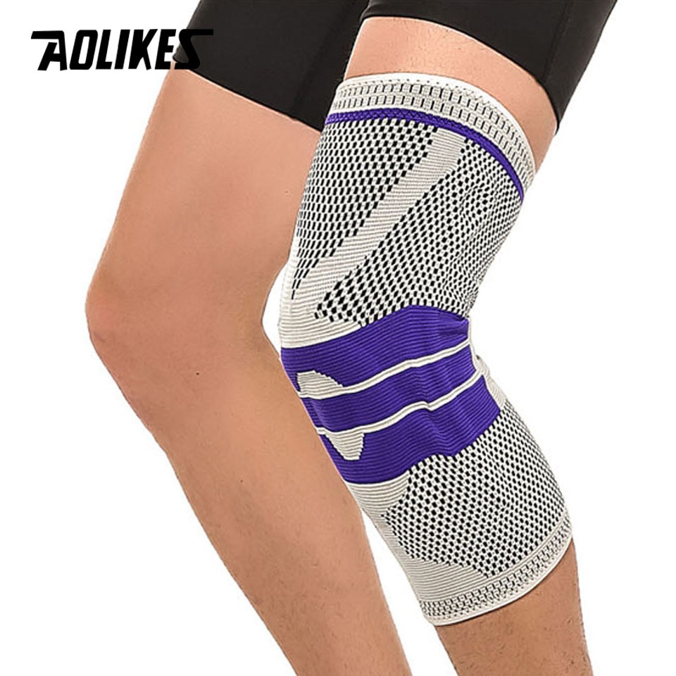 Đai Bảo Vệ Đầu Gối Hỗ Trợ Phục Hồi Dây Chằng Xương Khớp Sport Knee Protector AOLIKES YE-7721 - Hàng Chính Hãng