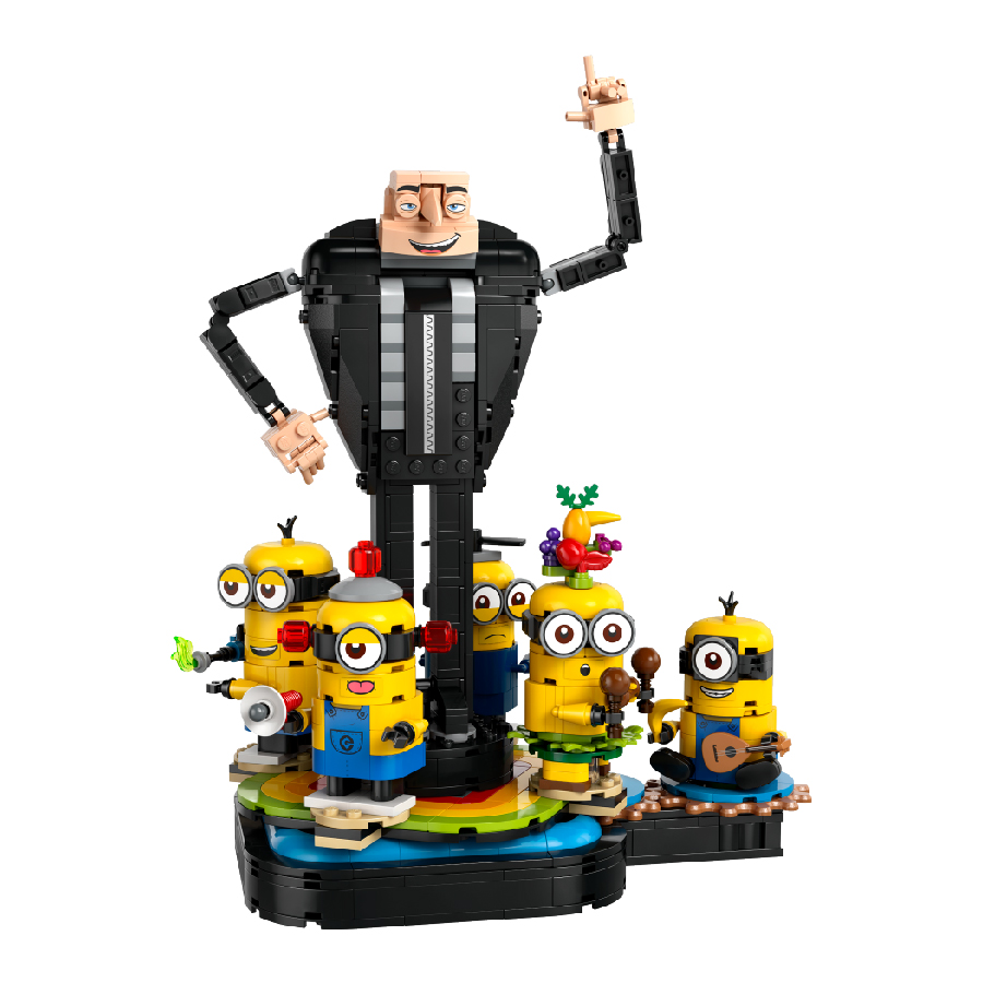 Đồ Chơi Lắp Ráp Bữa Tiệc Bất Ngờ Của Gru Và Minions LEGO MINIONS 75582 (839 chi tiết)