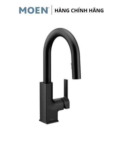 Vòi rửa chén dây rút MOEN S72308BL (HÀNG CHÍNH HÃNG)
