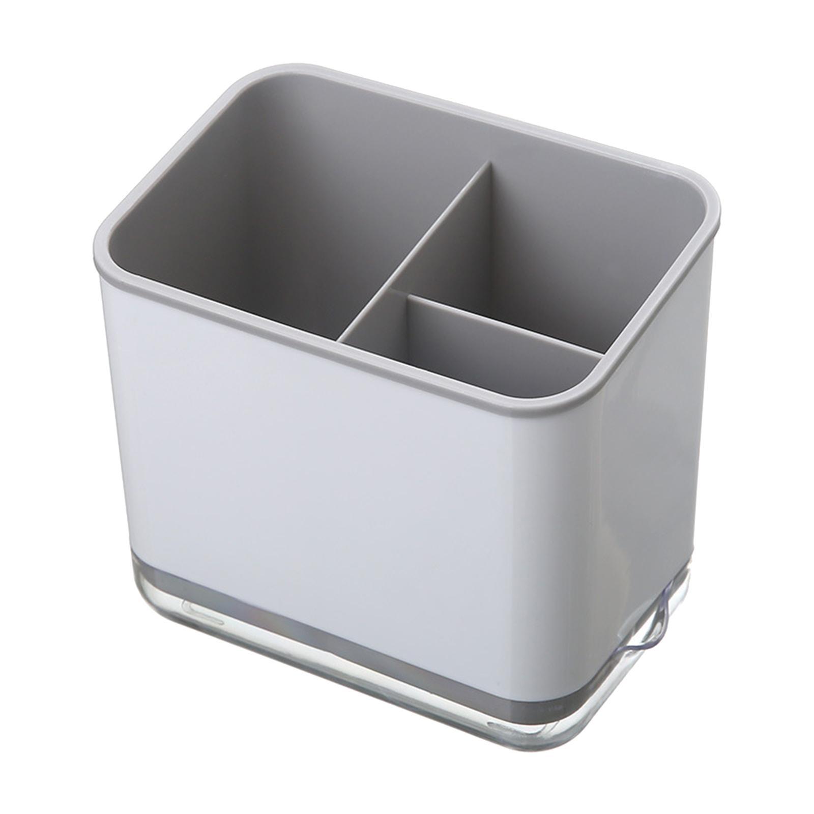 2pieces Cutlery Drainer Chopsticks Storage Tube Free Standing for Countertop