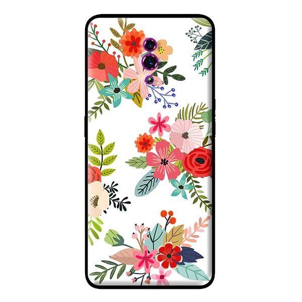 Ốp lưng dành cho Oppo Reno 10 hình Hoa nền trắng - hàng chính hãng