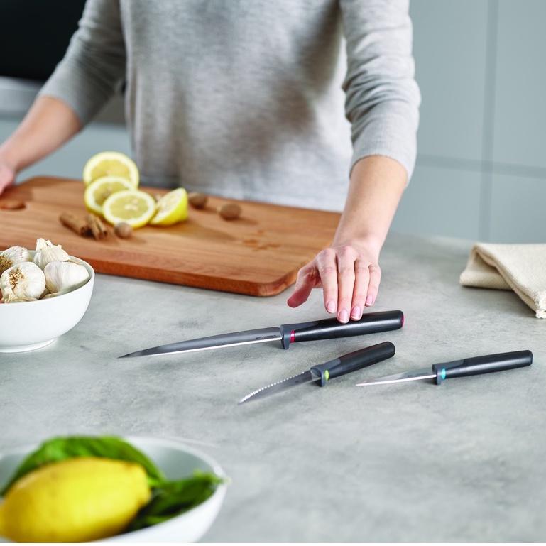 Bộ dao 3 món cao cấp Joseph Joseph 000726 - Elevate 3-piece Kitchen Knife Set