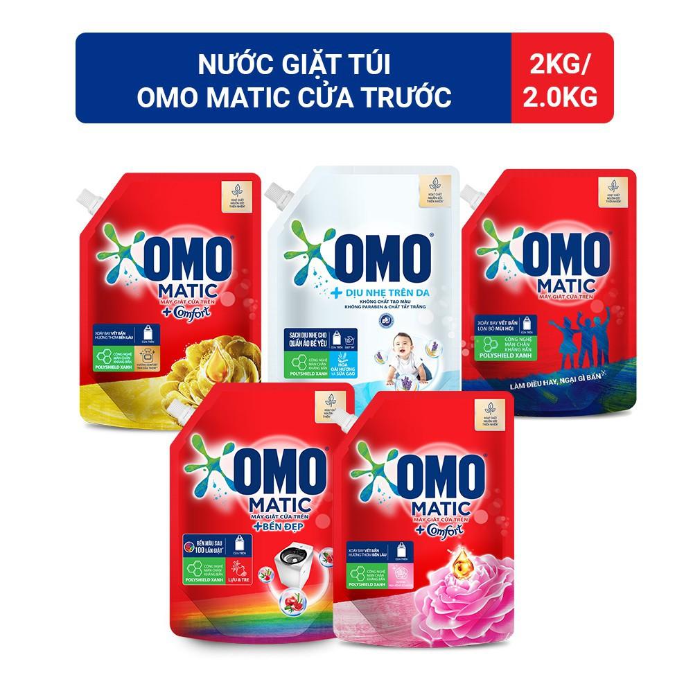 Túi Nước Giặt Omo Matic 2.0kgx2 ( Combo 2 Túi )