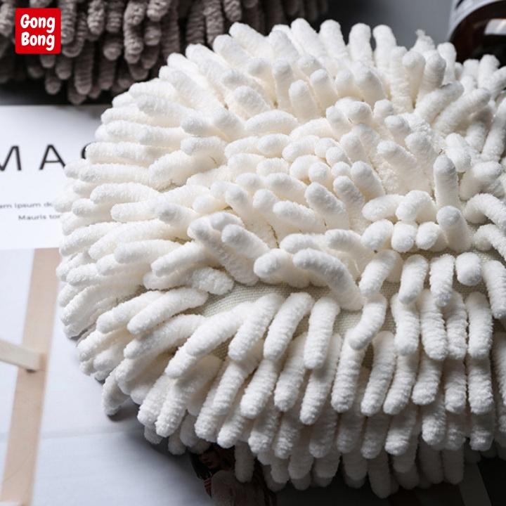Khăn lau tay tròn san hô siêu thấm hút nước dành cho nhà bếp nhà tắm chất liệu vải bông siêu mềm mịn