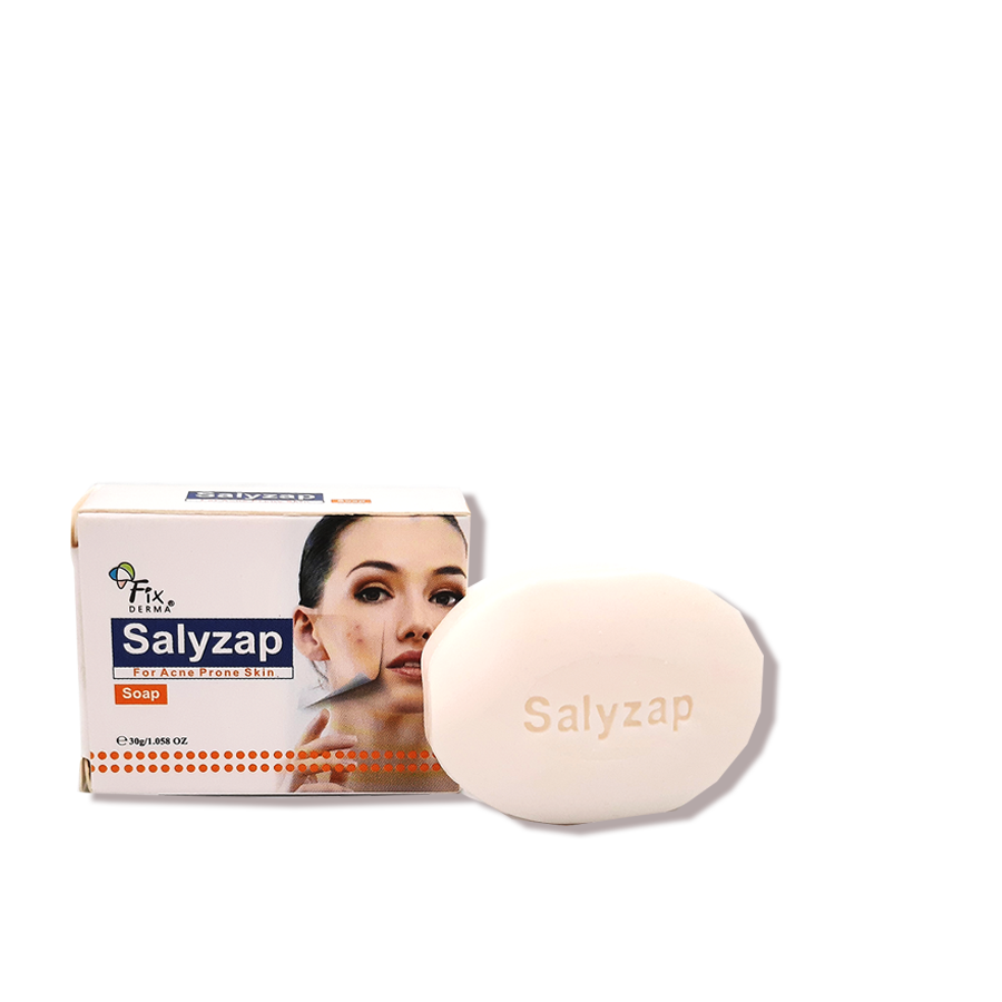 Xà bông giảm mụn lưng Fixderma Salyzap chính hãng 35g&amp;70g, làm sạch da, giảm mụn, giảm viêm, làm trắng sáng da nhẹ nhàng