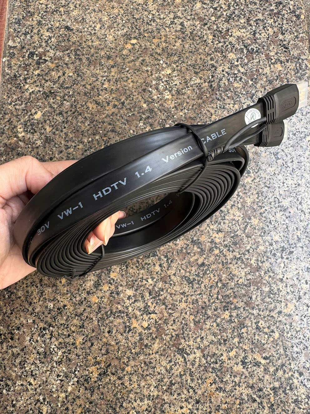 Cáp 2 Đầu Hdmi 1.4 Dây Dẹp Dài 10M Hình Ảnh Sắc Nét Chuẩn Full Hd