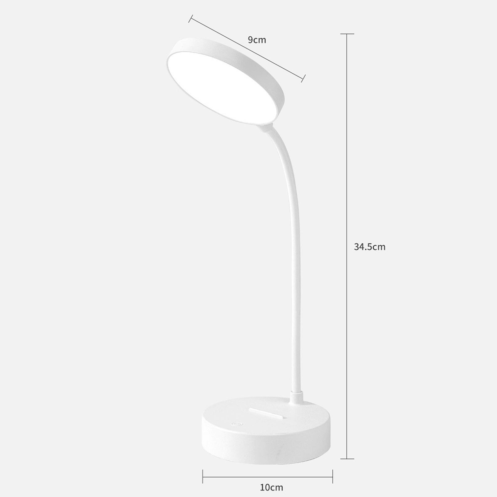 Portable Desk Lamp Bedside Reading Lights Eye Caring Night Light for Study