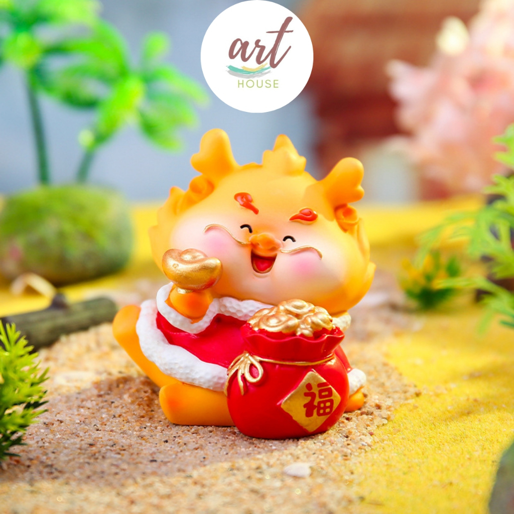 Mô Hình Rồng Vàng Lộc Phát Như Ý Phát Tài May Mắn_ArtHouse