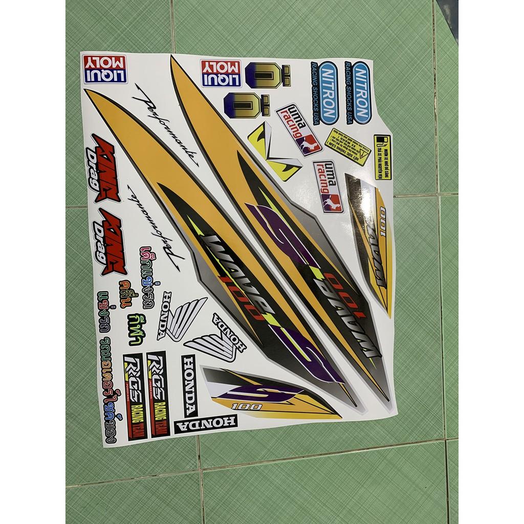 Tem wave S vàng đen 2006-2021