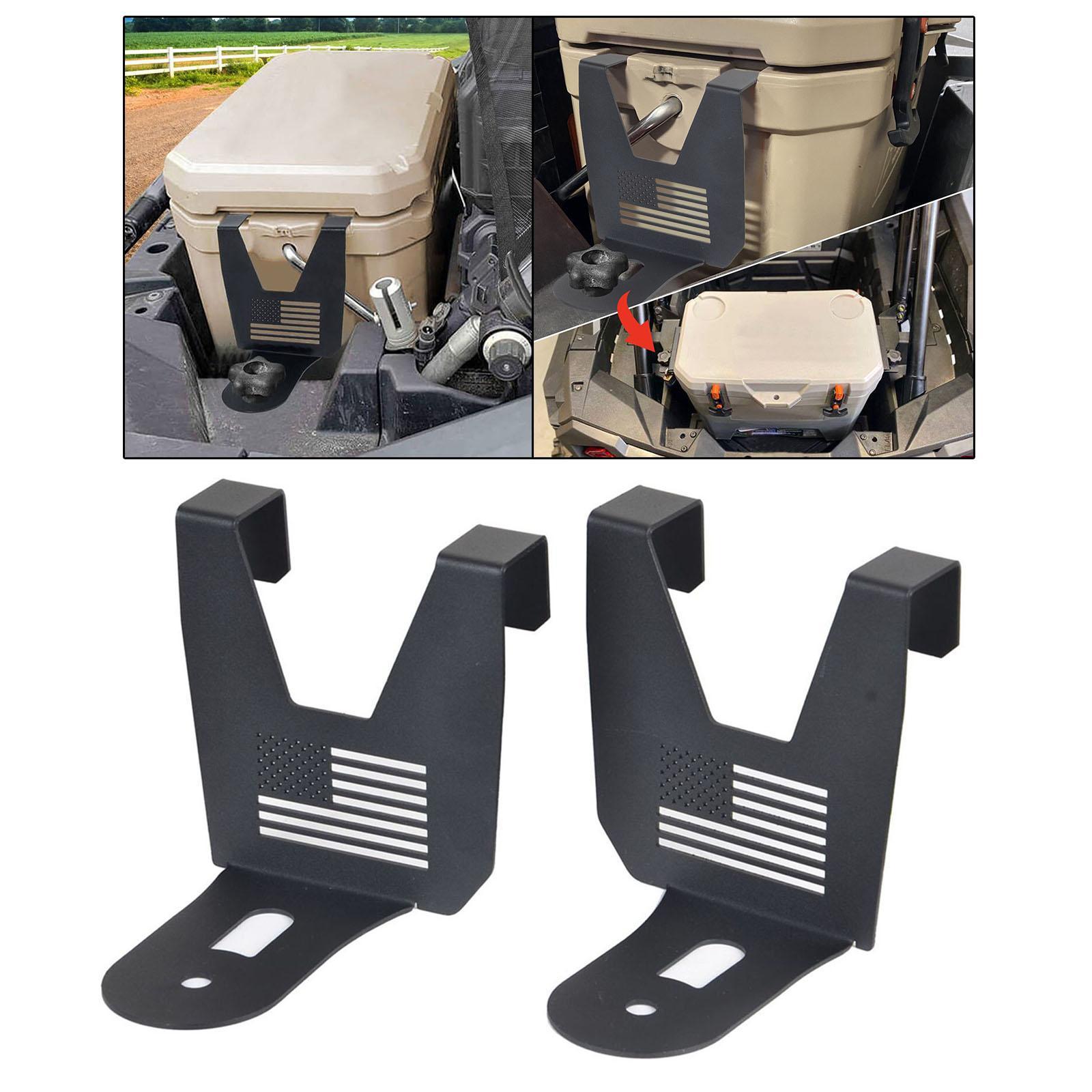 2x UTV Cooler Mounting Brackets, for 26 Cooler Coating Rust Resistant Cooler Mount, for Polaris, RZR 1000 XP/Turbo, Replacement Parts