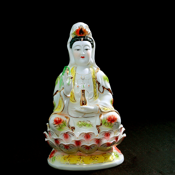TƯỢNG QUAN ÂM MEN SỨ NGŨ SẮC NHIỀU KÍCH CỠ