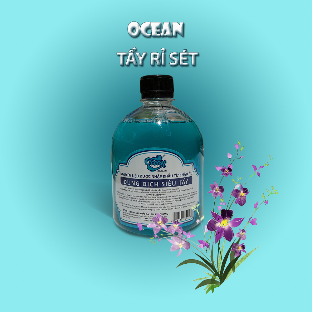 Dung dịch tẩy rửa xe máy 3X 100ml và OCEAN 500ml