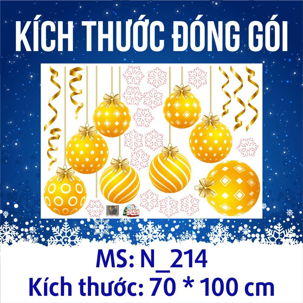 DECAL TRANG TRÍ GIÁNG SINH NOEL SỐ 115