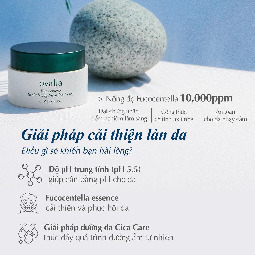 Kem Dưỡng Ẩm OVALLA Giúp Dưỡng Ẩm Phục Hồi Da, Giảm Nếp Nhăn Và Sáng Da (Hũ 50ml)