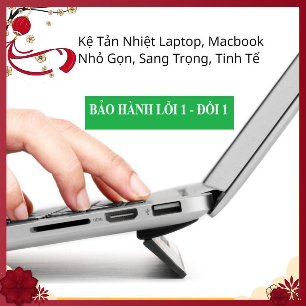 ️KickFlip Đế Tản Nhiệt Laptop dành cho Macbook Siêu Mỏng Dạng Dán &amp; Gập Dưới Lưng Máy