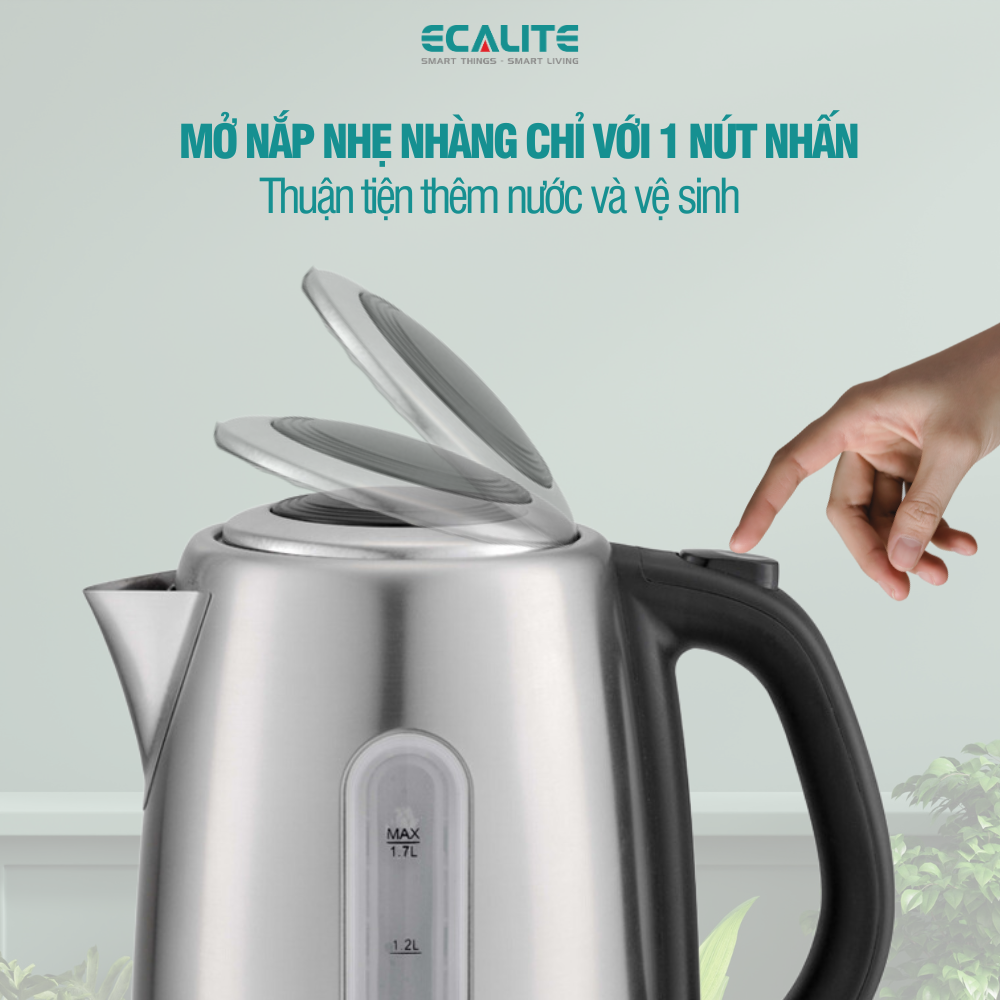 Bình Đun Siêu Tốc Ecalite EK-G1723 - Hàng Chính Hãng