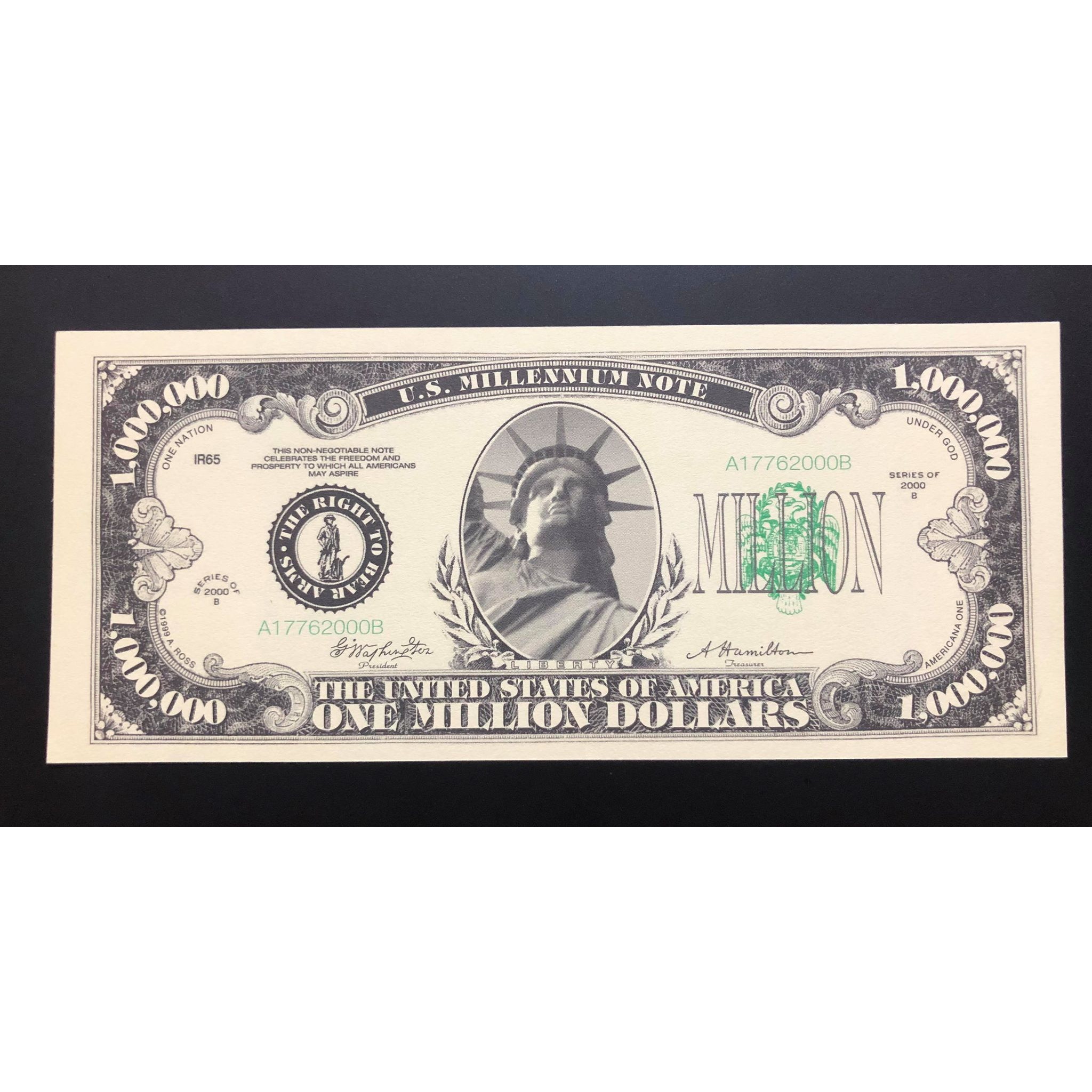 Tiền Kỷ Niệm 1 Triệu USD Mỹ