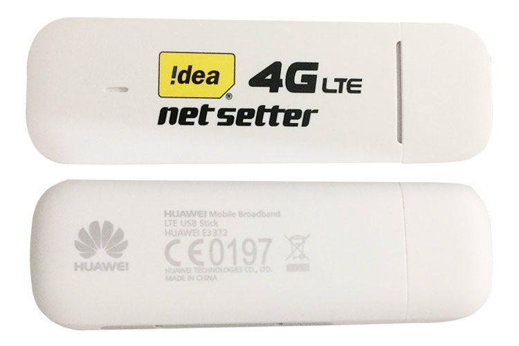 USB 4G Huawei E3372 | Dcom 4G cho tốc độ lướt web chóng mặt + Sim Viettel 3G/4G 3GB /Ngày - Hàng Nhập khẩu