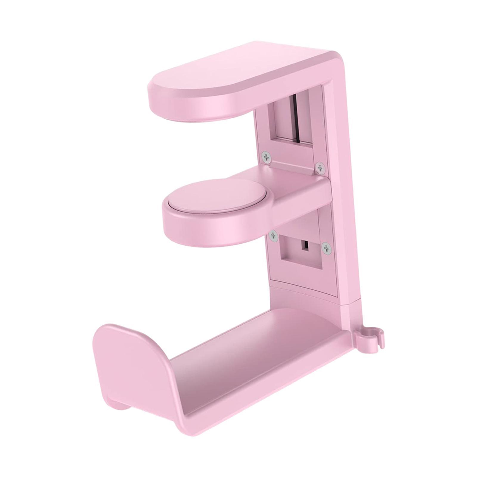 Headset Hook Holder Rotating Arm Clamp under Desk Universal Headphone Holder