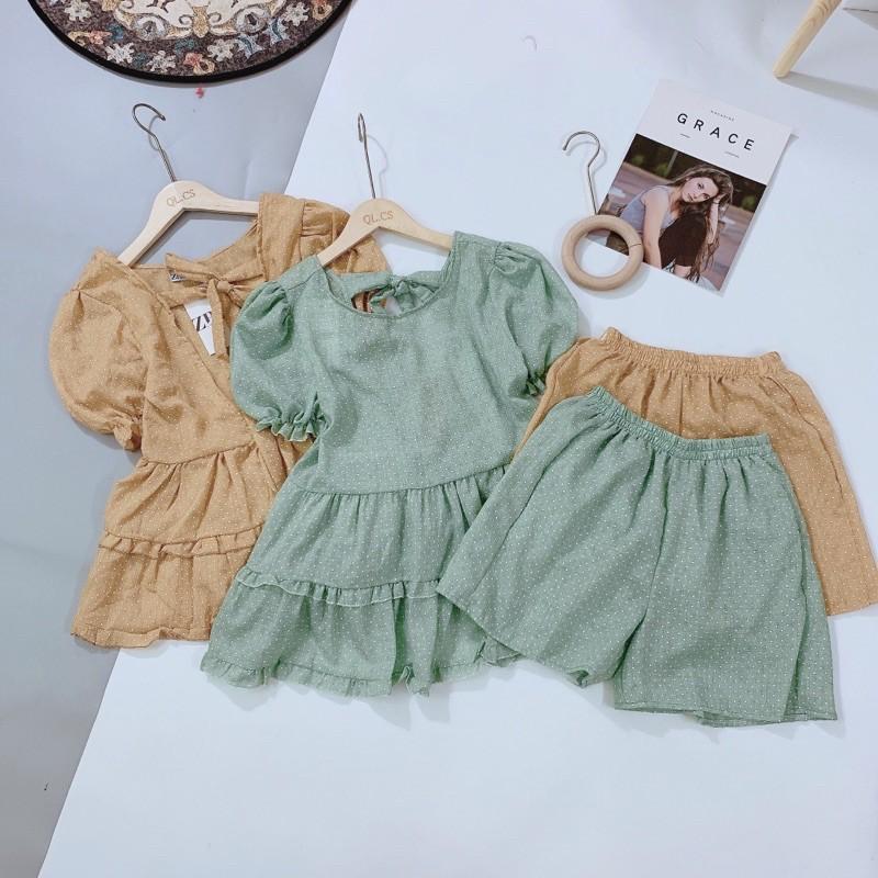 Set bộ chấm bi bèo tầng hot hit - hinhin