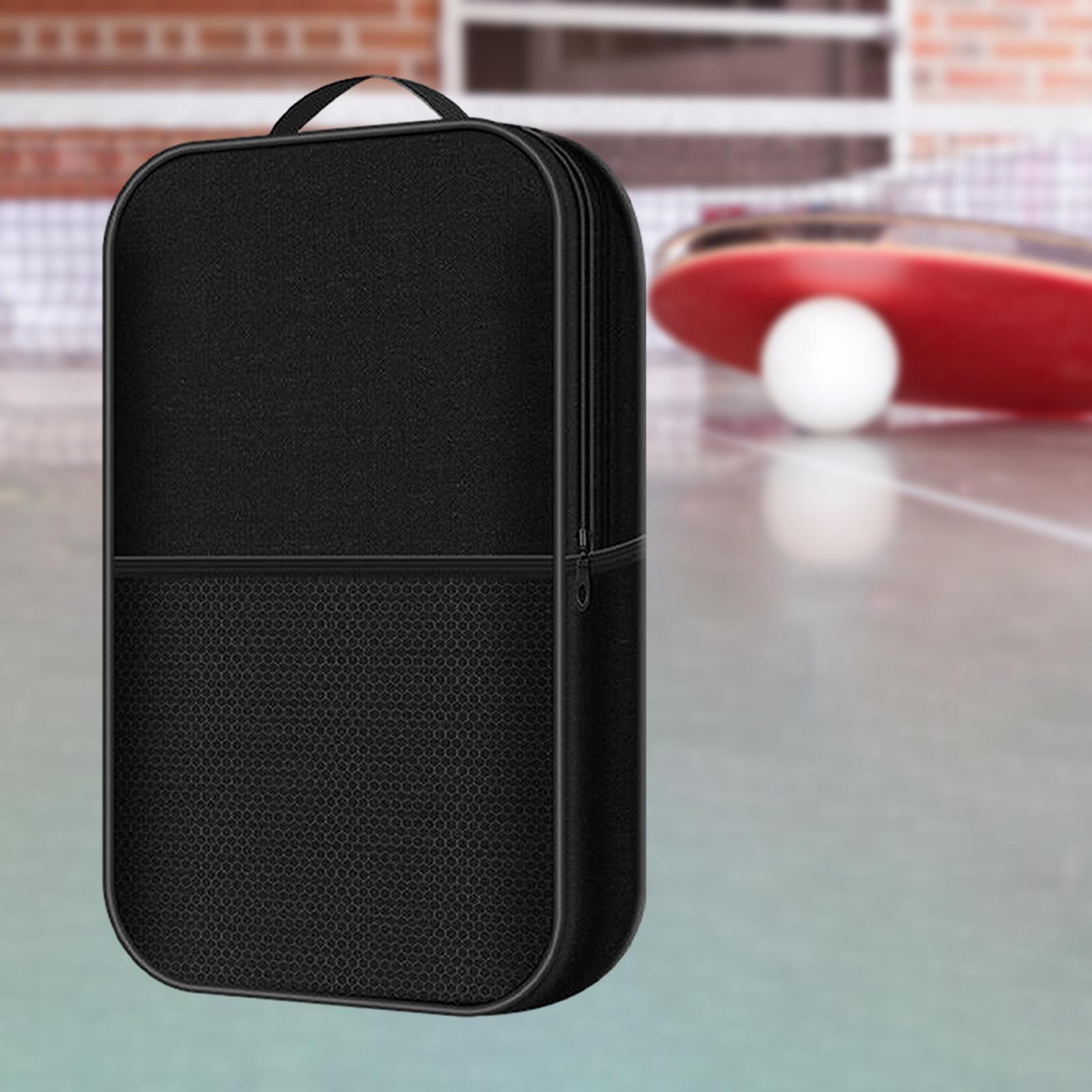 Pickleball Paddle Bag Storage Carrier, Portable Shock Resistant Pouch Pickleball Racket Covers Tote Bag for Indoor Outdoor Exercise Women Men