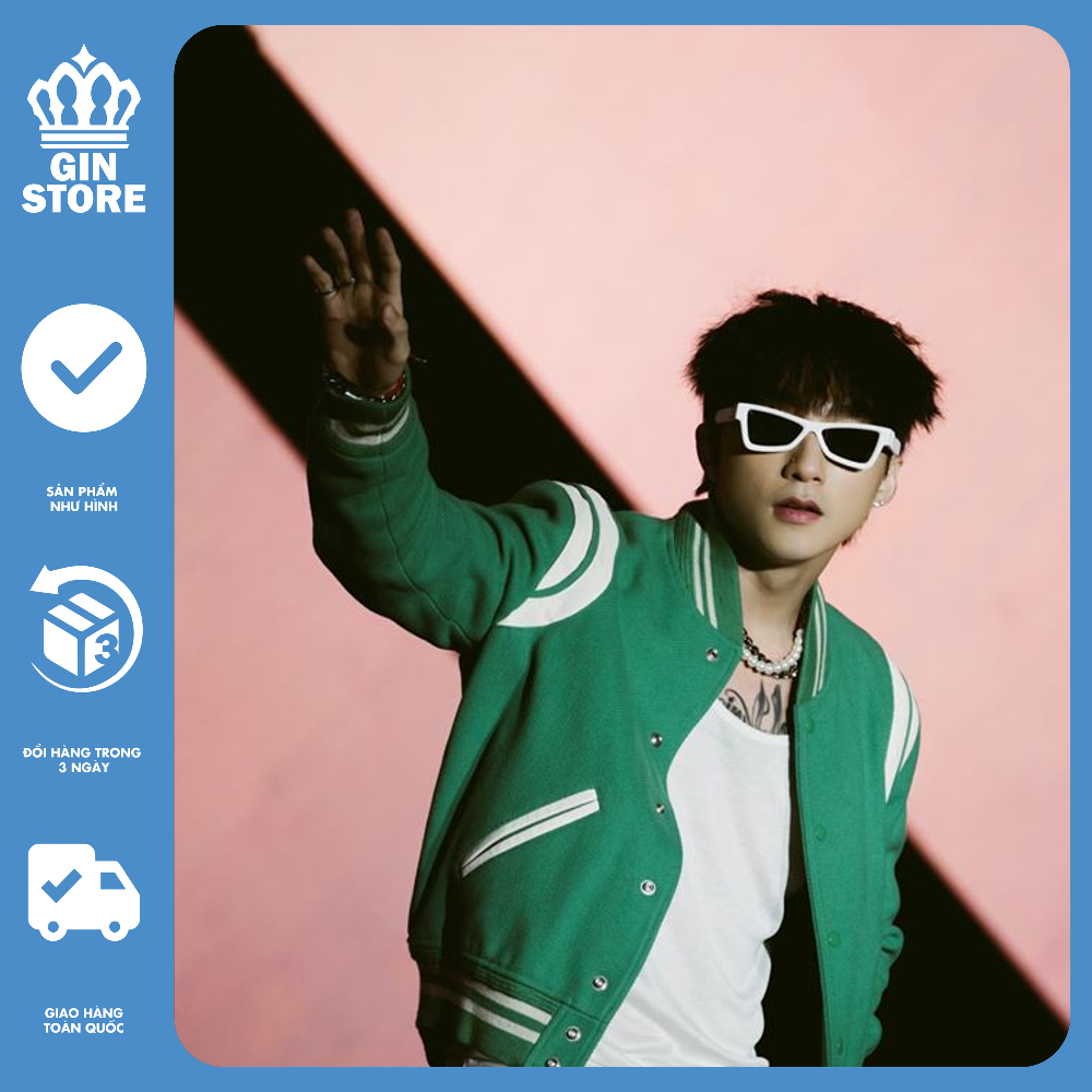 Áo khoác bomber Teddy , varsity jacket Sơn Tùng form rộng , áo bóng chày oversize nam nữ chất liệu nỉ lót dù 2 lớp - Gin store