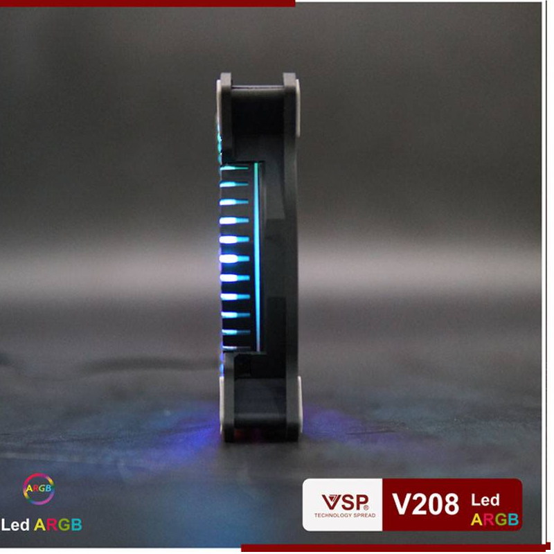 Fan tản nhiệt LED case ARGB V208-HT