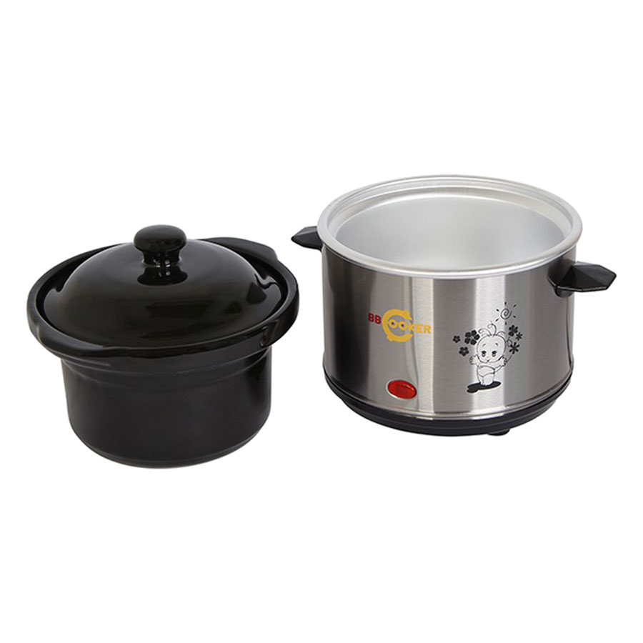 Nồi Nấu Chậm Bbcooker BS07 (0.7L) - Đen - Hàng Nhập Khẩu