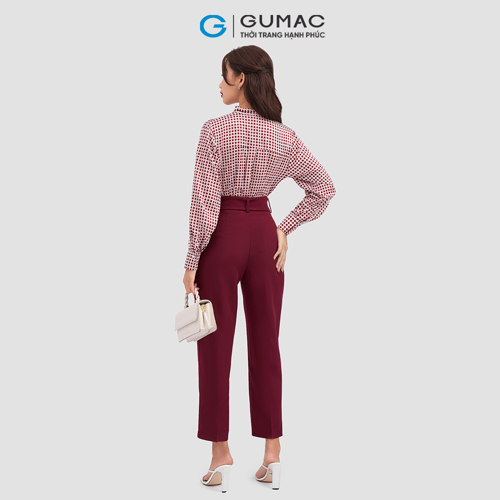 Quần baggy GUMAC LQ1111 phối đai cách điệu