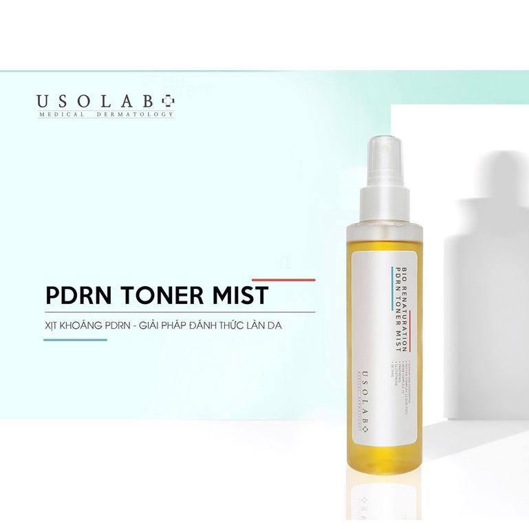 Set Usolab Phục Hồi Chuyên Sâu & Cấp Ẩm Căng Bóng Gồm 1 Serum 50ml & 1 Toner Xịt Khoáng 50ml