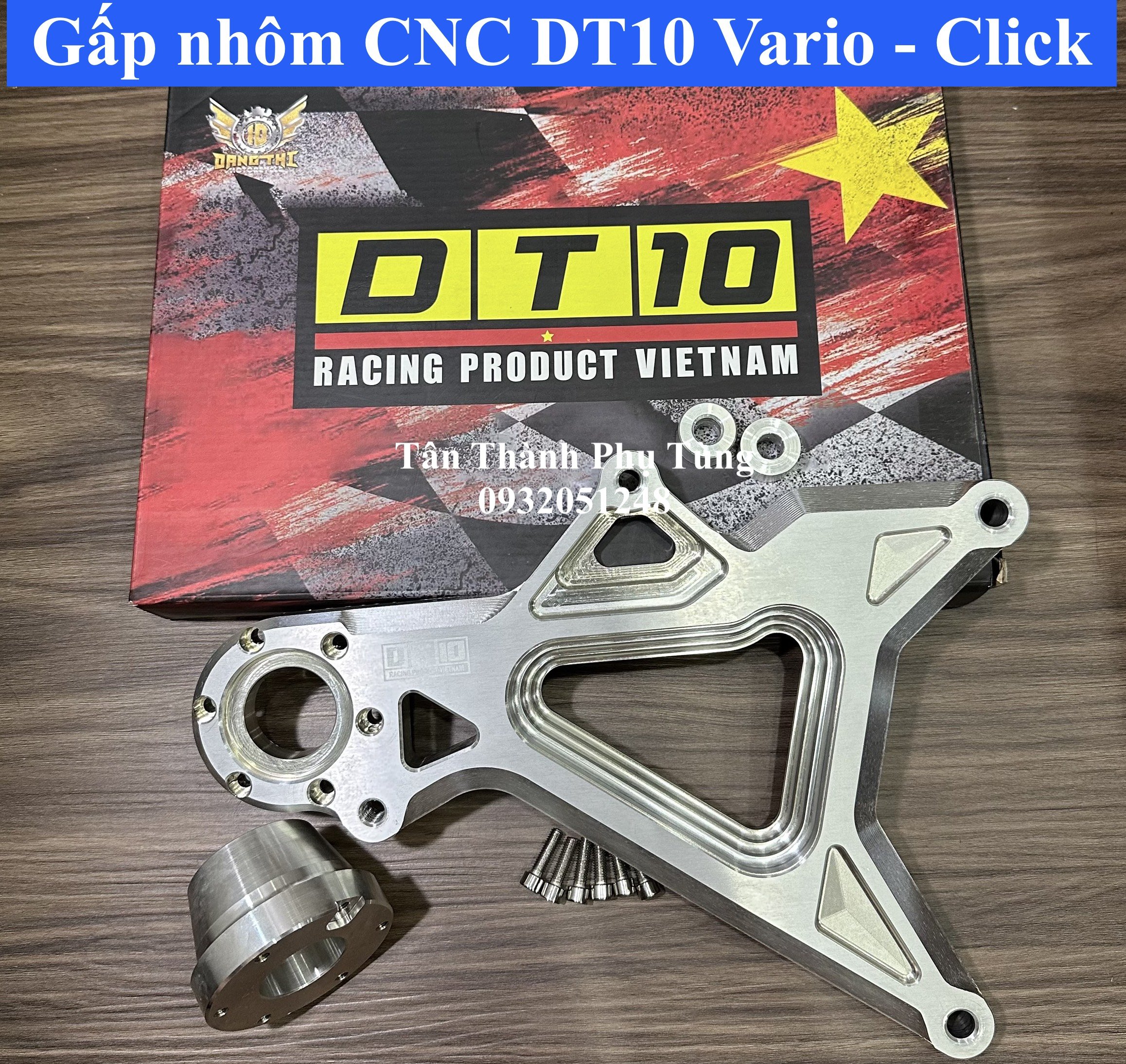 Gấp nhôm CNC DT10 dành cho Vario, Click 2018-2022