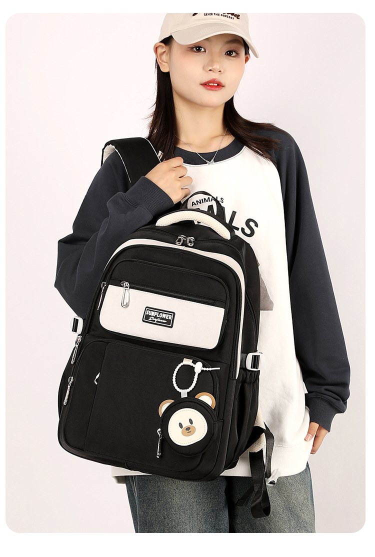 Balo thời trang phong cách Hàn Quốc dày dặn chống thấm nước dùng cho đi học, đi chơi - BEE GEE – BLTT9161