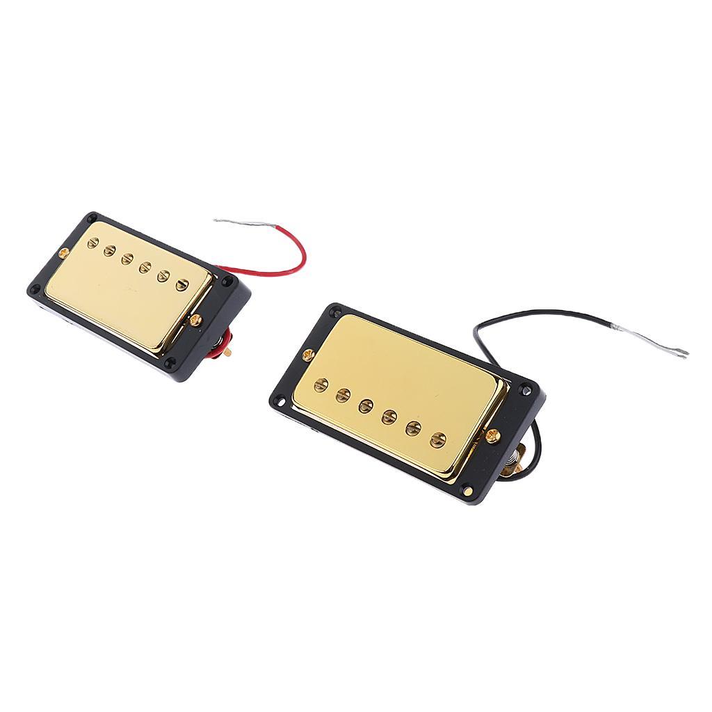 ColorMax Gold Sealed Humbucker Pickup Set For Les Paul Guitar