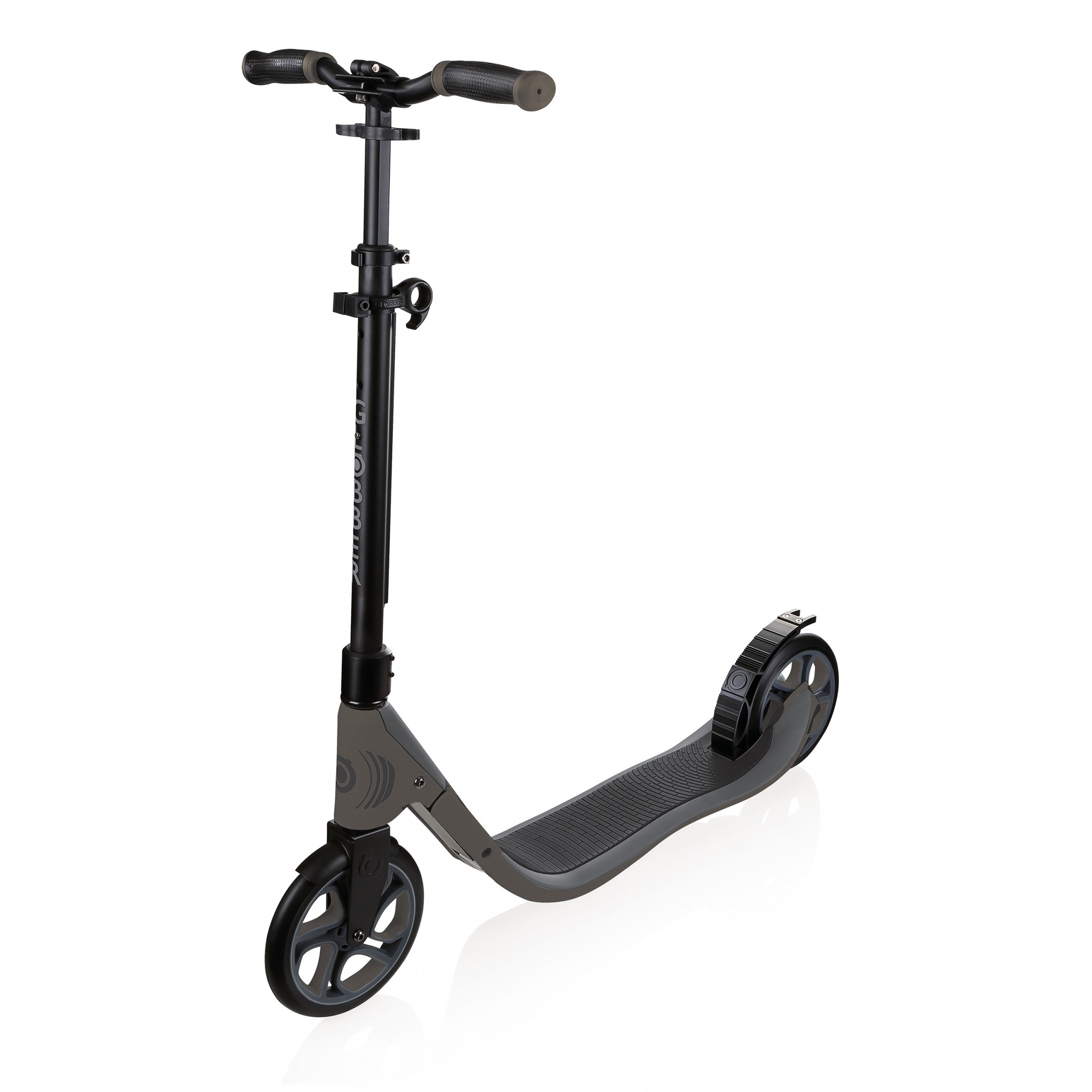 Xe Trượt Scooter 2 Bánh GLOBBER ONE NL 205 Cho Thiếu Niên Và Người Lớn - Đen/Xám