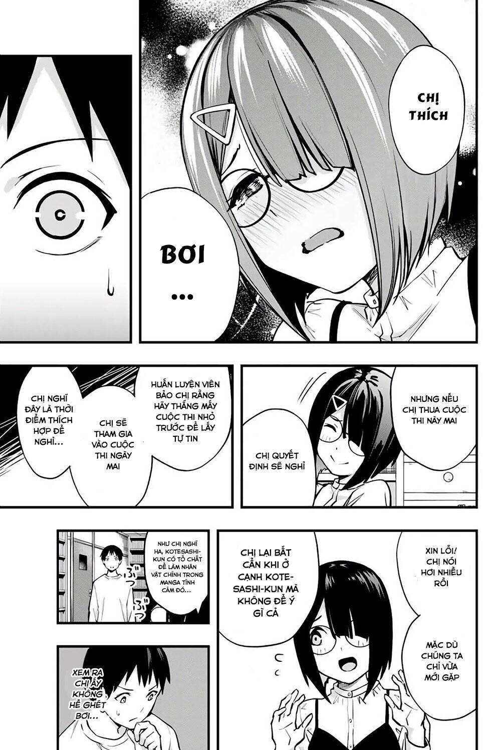 Sawaranaide Kotesashi-Kun Chapter 6: Izumi-san không muốn bơi nữa - Trang 12