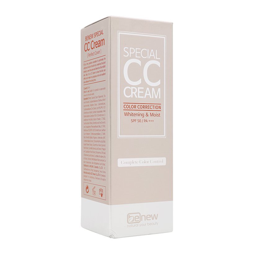 Kem Trang Điểm CC Hàn Quốc Cao Cấp Benew Special C.C Cream SPF 50+/PA+++ ( 30 ml ) – Hàng Chính Hãng