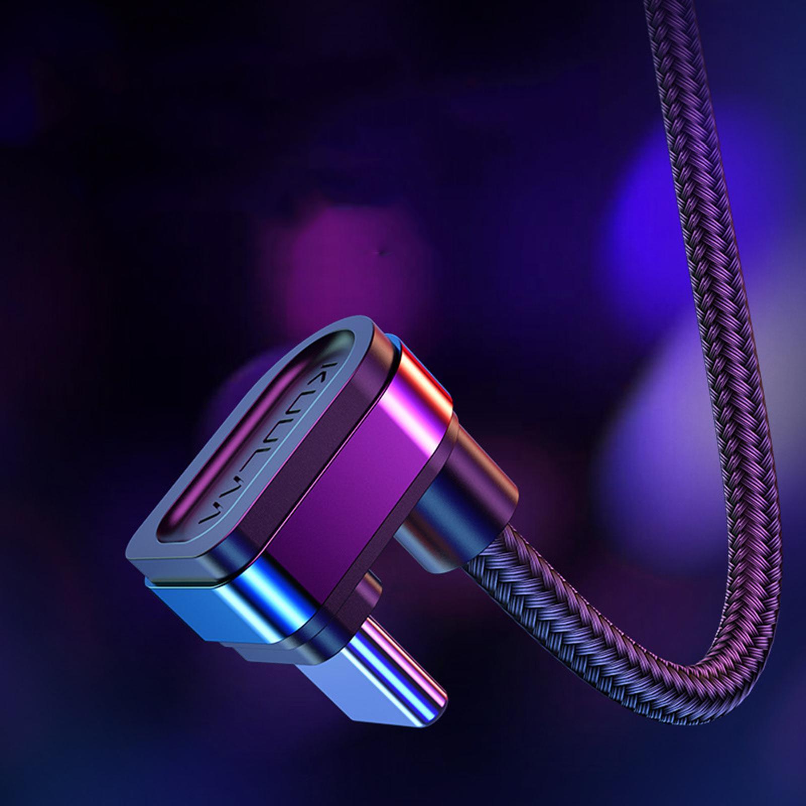 3 X USB C Cable   Flexible for Most Type C Devices Black