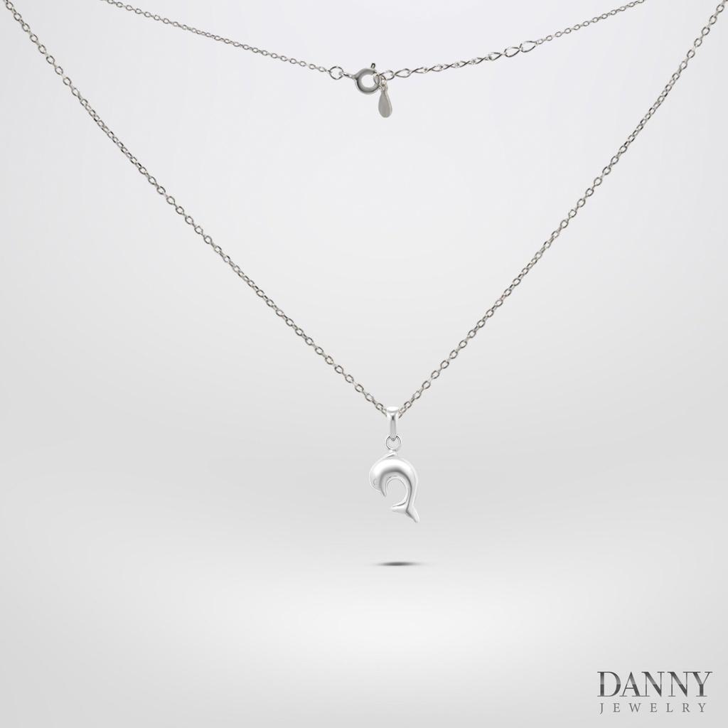 Dây Chuyền Có Mặt Danny Jewelry Bạc 925 Xi Rhodium Biểu Tượng Cá Heo DM052