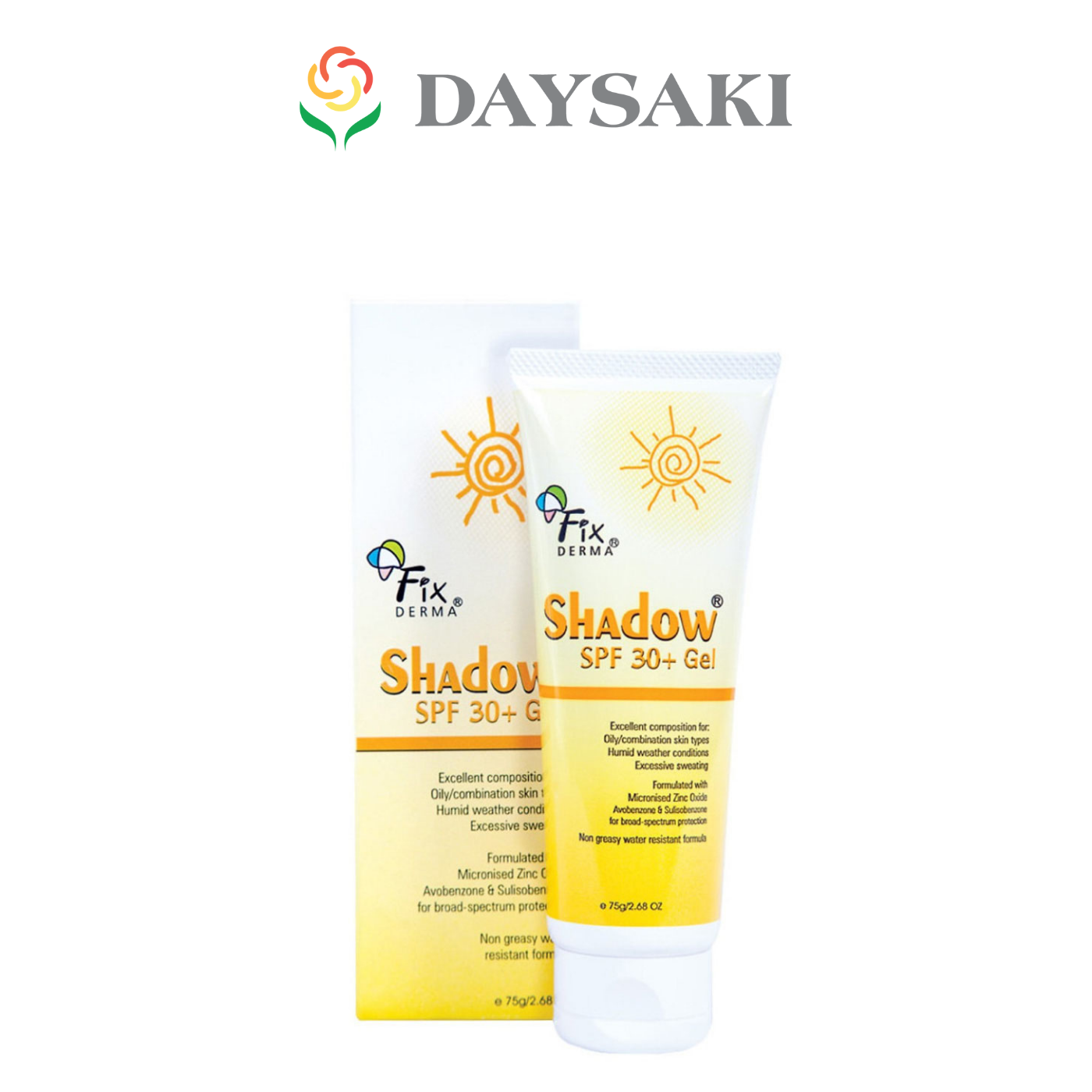 Fixderma Kem Chống Nắng Fixderma Shadow SPF 30+ chống nắng, dưỡng ẩm, phù hợp mọi loại da kể cả da nhạy cảm