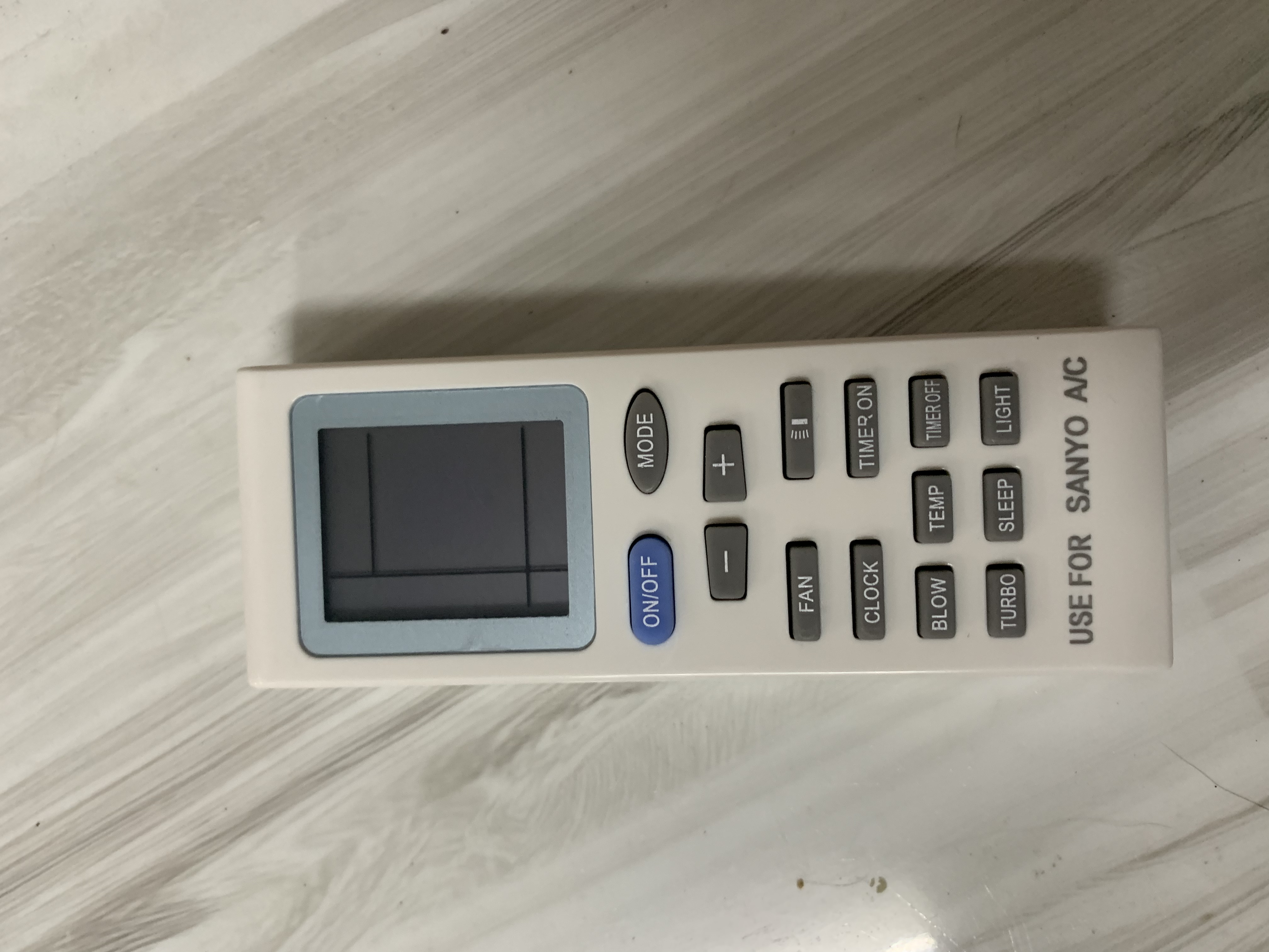 Remote dành cho máy lạnh Sanyo
