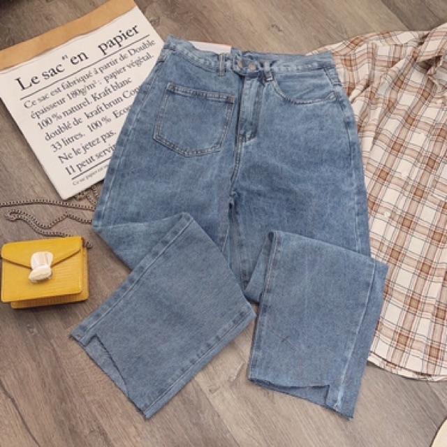 Quần Baggy JEANS ống suông