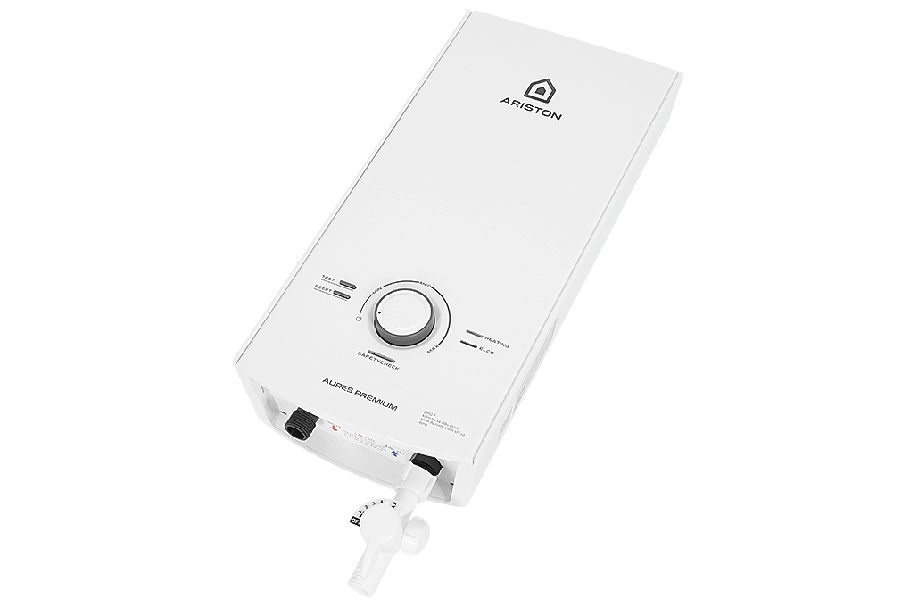 MÁY NÓNG TẮM TRỰC TIẾP ARISTON AURES PREMIUM 4.5P IVORY - Hàng chính hãng