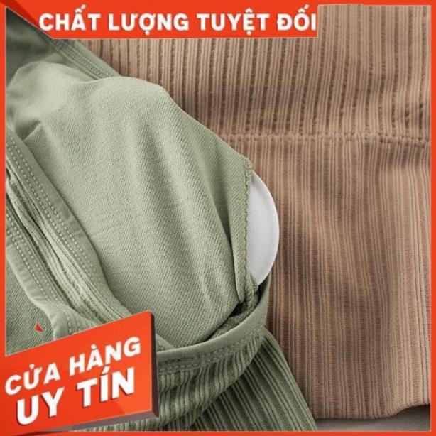 Áo Lót Nữ Bra Tập Gym Thể Thao Len Tăm Hàn Kết Hợp Với Vest Khoác Ngoài Thanh Lịch V90