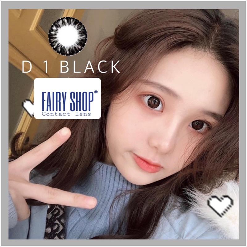 D1 black Kính Áp Tròng FAIRY SHOP CONTACT LENS