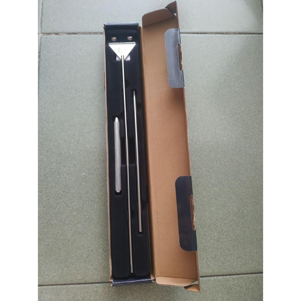 Dao Cạo Rêu Mufan bể cá bể thủy sinh 46cm 65cm màu trắng inox và màu đen nhôm